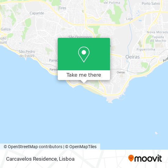 Carcavelos Residence map