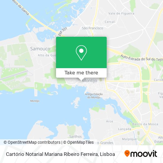 Cartório Notarial Mariana Ribeiro Ferreira mapa