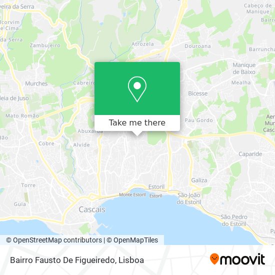 Bairro Fausto De Figueiredo map