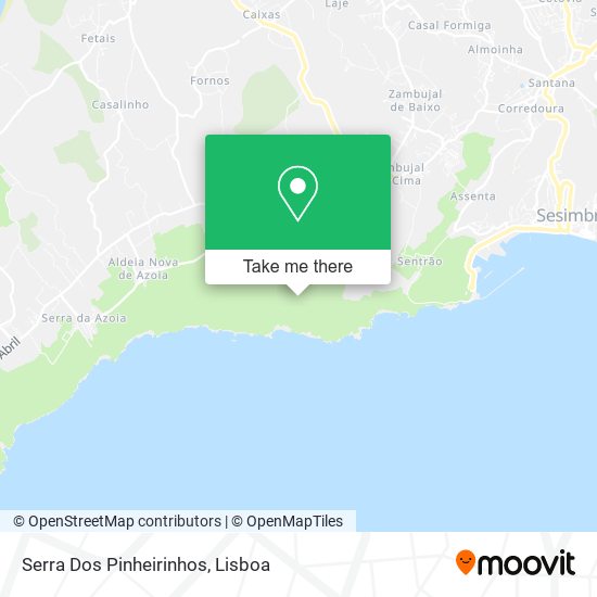 Serra Dos Pinheirinhos mapa