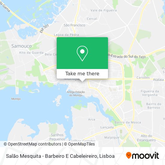Salão Mesquita - Barbeiro E Cabeleireiro map