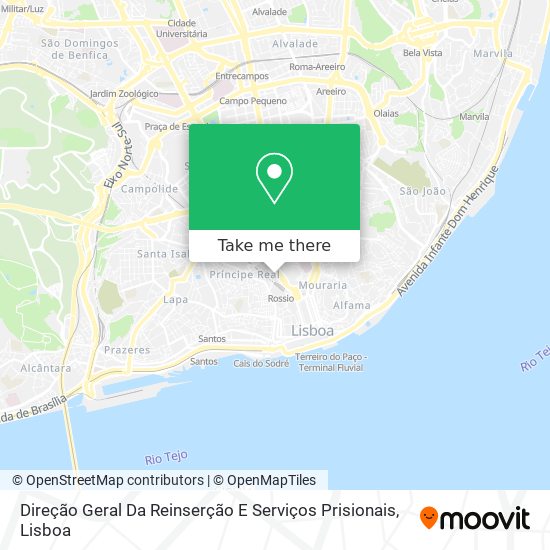 Direção Geral Da Reinserção E Serviços Prisionais map