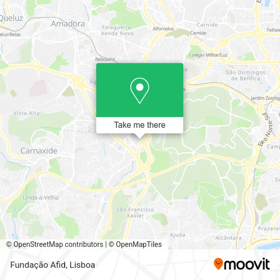 Fundação Afid map