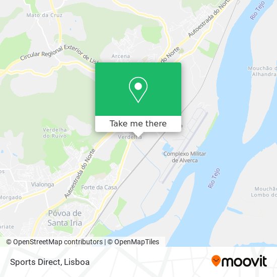 Sports Direct mapa