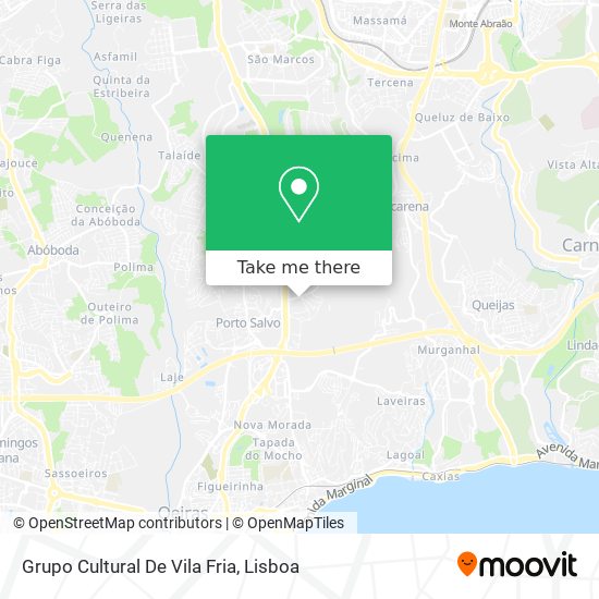 Grupo Cultural De Vila Fria map