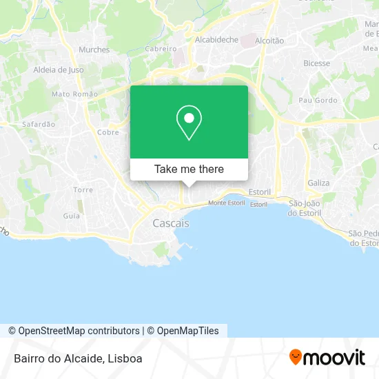Bairro do Alcaide map