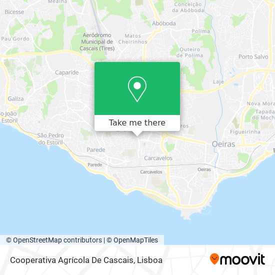 Cooperativa Agrícola De Cascais map