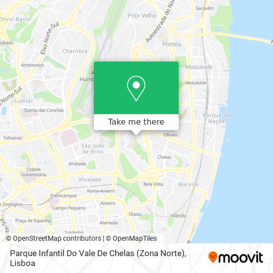 Parque Infantil Do Vale De Chelas (Zona Norte) map