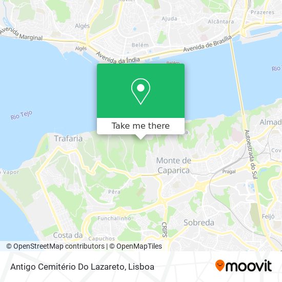 Antigo Cemitério Do Lazareto map