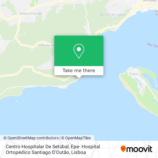 Centro Hospitalar De Setúbal, Epe- Hospital Ortopédico Santiago D'Outão map