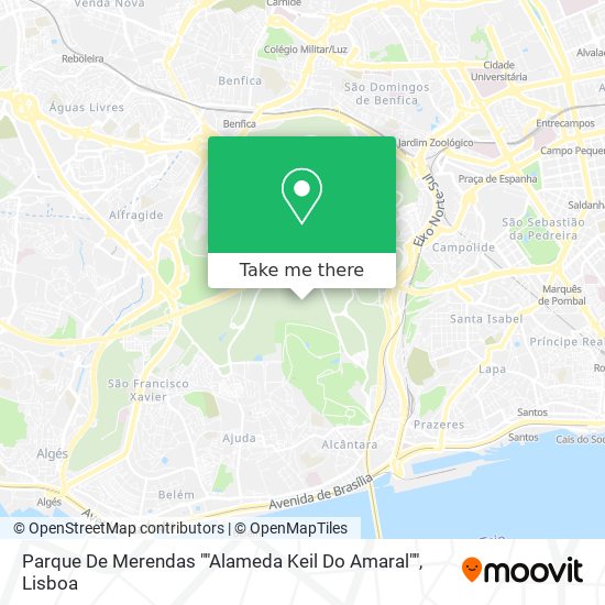 Parque De Merendas ""Alameda Keil Do Amaral"" map