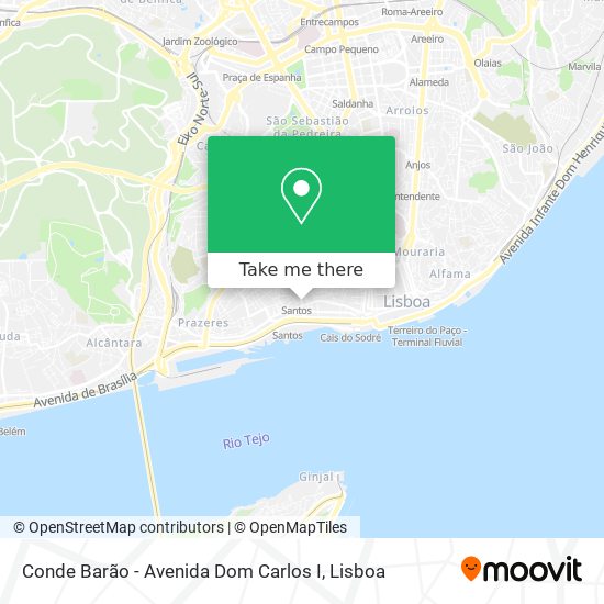 Conde Barão - Avenida Dom Carlos I map