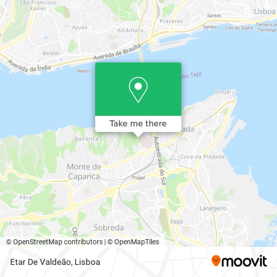 Etar De Valdeão mapa