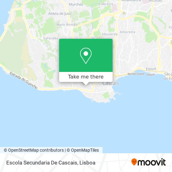 Escola Secundaria De Cascais mapa