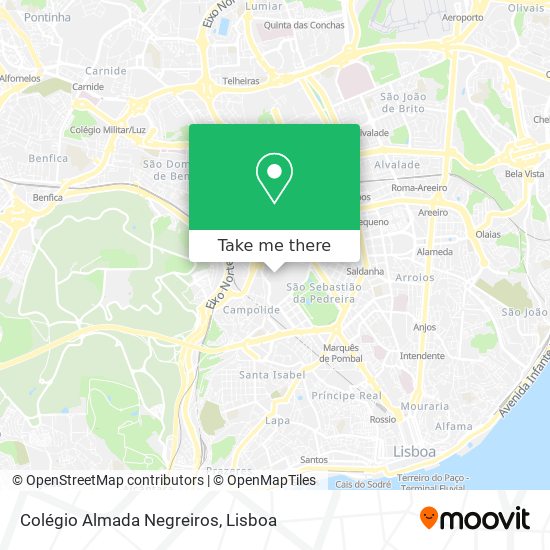 Colégio Almada Negreiros map
