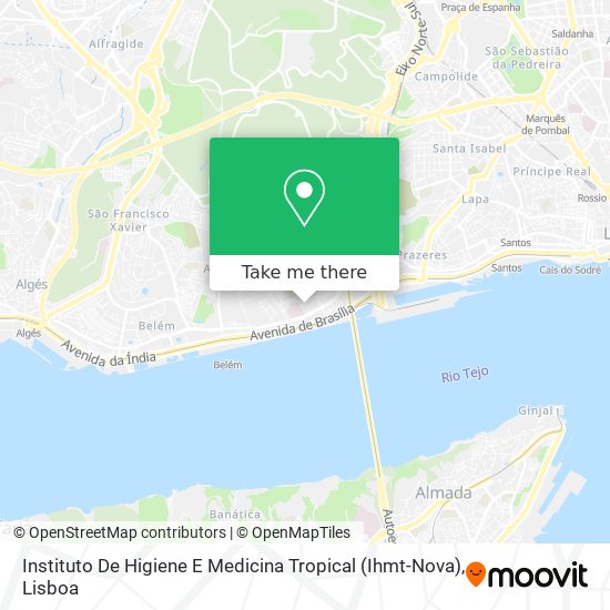 Instituto De Higiene E Medicina Tropical (Ihmt-Nova) map