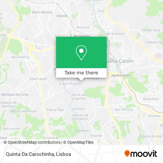 Quinta Da Carochinha mapa