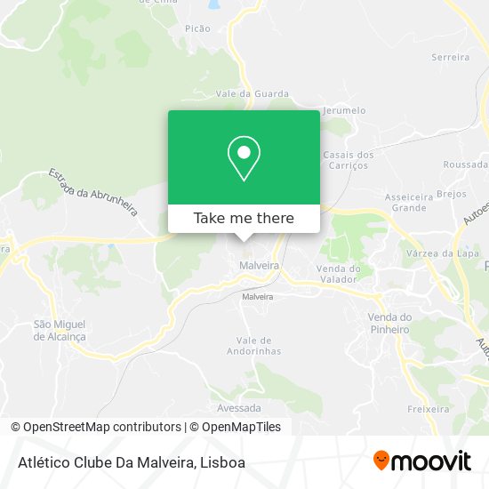 Atlético Clube Da Malveira map