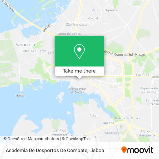 Academia De Desportos De Combate mapa