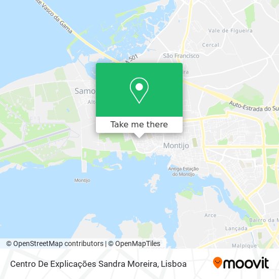 Centro De Explicações Sandra Moreira mapa