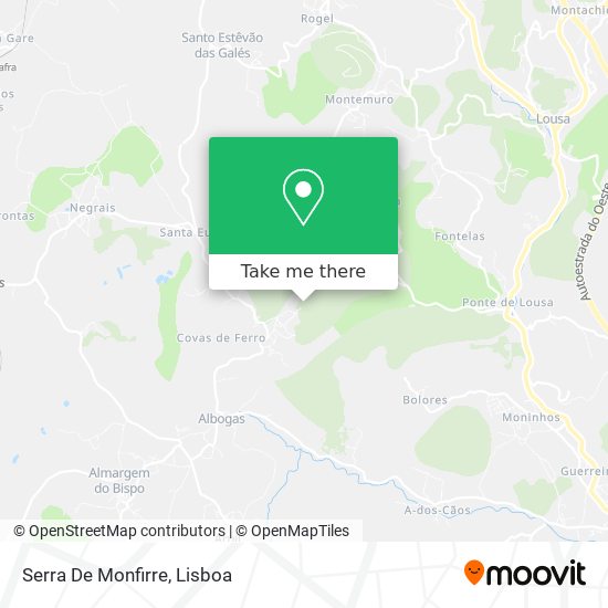 Serra De Monfirre mapa
