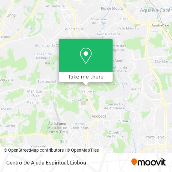 Centro De Ajuda Espiritual mapa