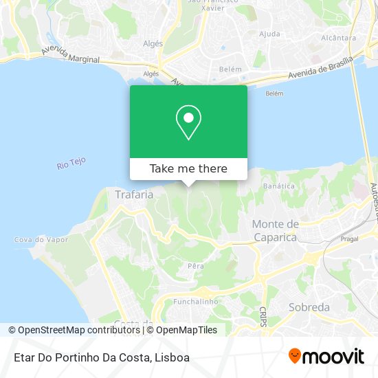 Etar Do Portinho Da Costa map