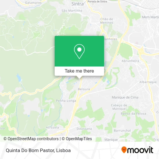 Quinta Do Bom Pastor map