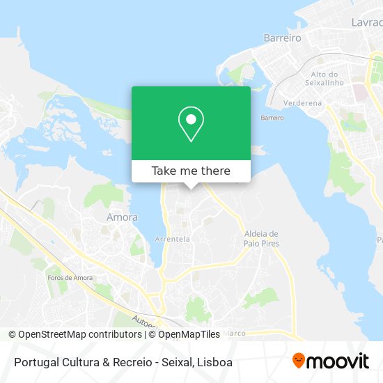 Portugal Cultura & Recreio - Seixal map