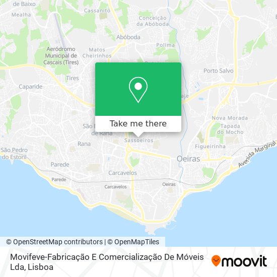 Movifeve-Fabricação E Comercialização De Móveis Lda map