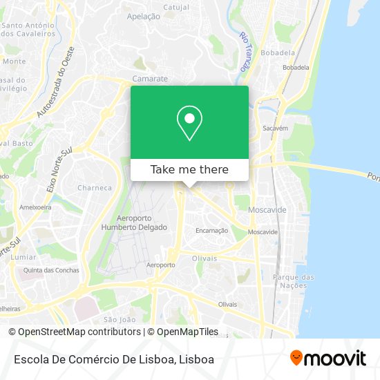 Escola De Comércio De Lisboa mapa