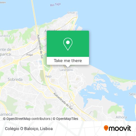 Colégio O Baloiço map