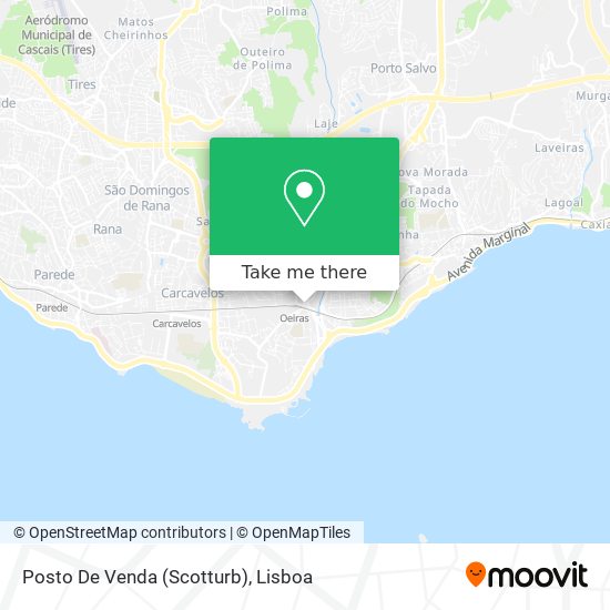 Posto De Venda (Scotturb) mapa