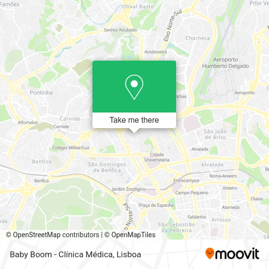 Baby Boom - Clínica Médica map