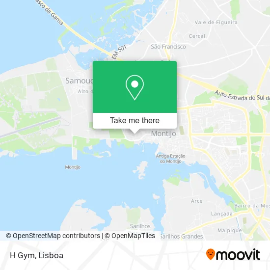 H Gym map