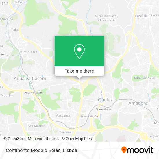 Continente Modelo Belas map