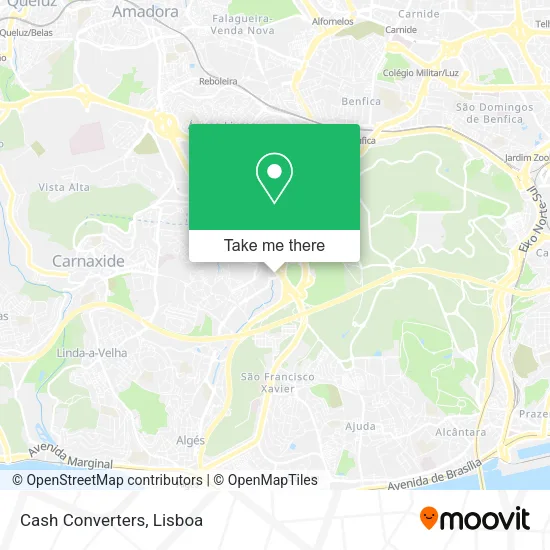 Cash Converters map