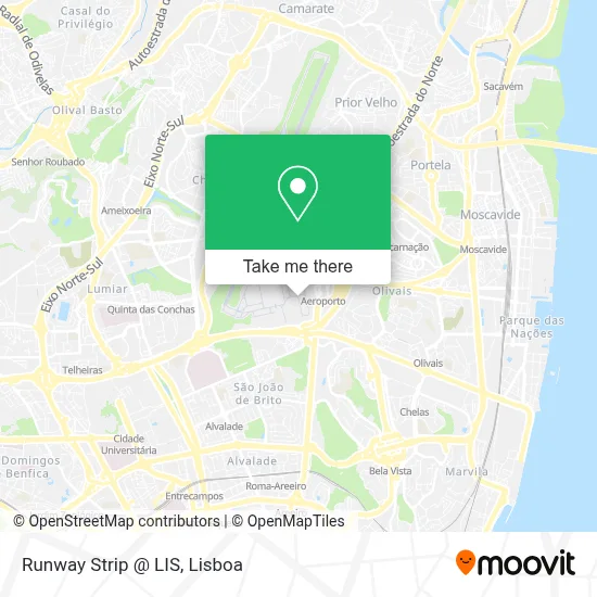 Runway Strip @ LIS map