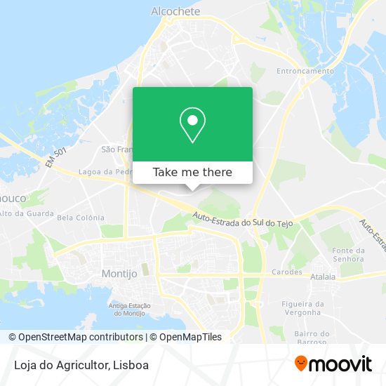 Loja do Agricultor mapa