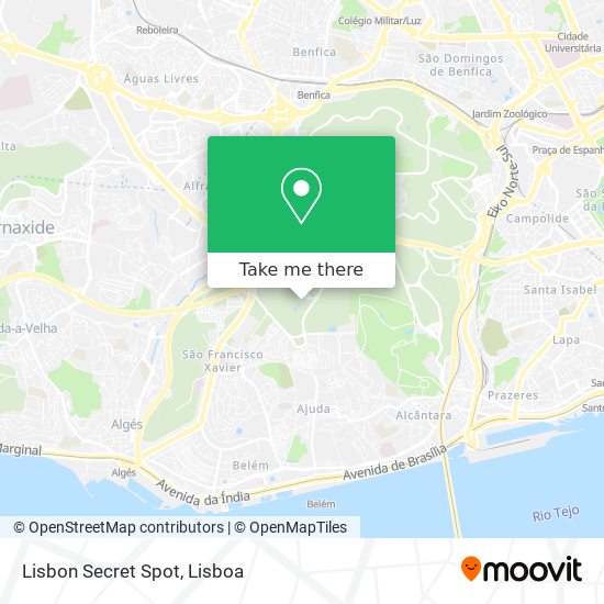 Lisbon Secret Spot map