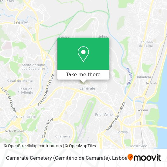 Camarate Cemetery (Cemitério de Camarate) map