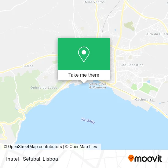 Inatel - Setúbal map