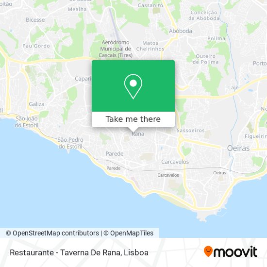 Restaurante  - Taverna De Rana mapa