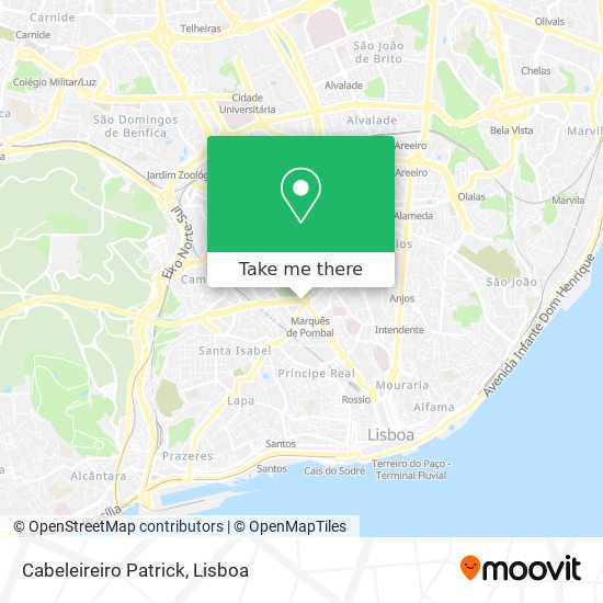 Cabeleireiro Patrick mapa