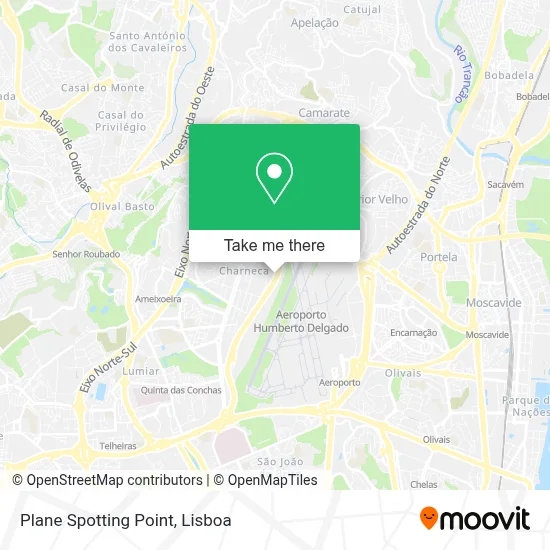 Plane Spotting Point map