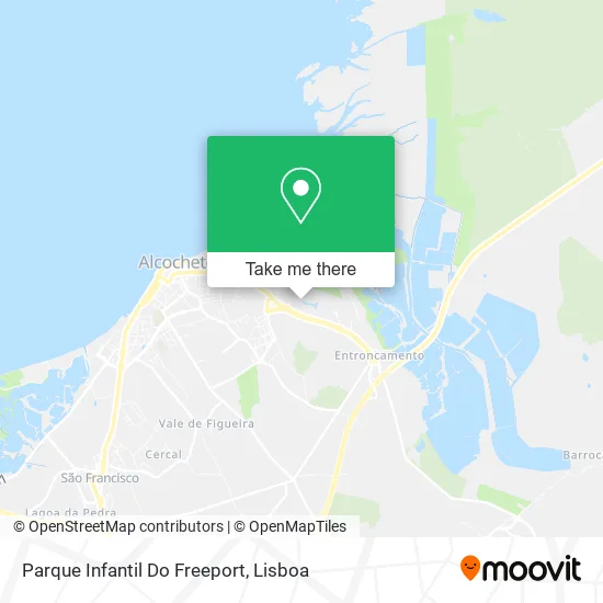 Parque Infantil Do Freeport map