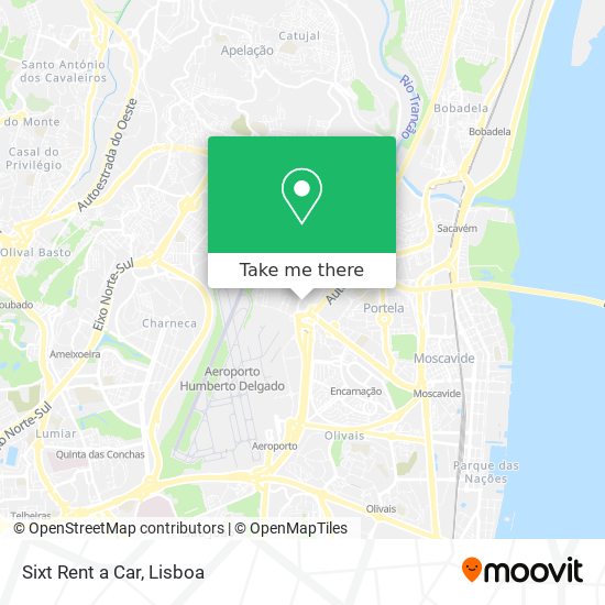 Sixt Rent a Car mapa