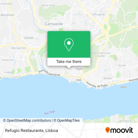 Refugio Restaurante map