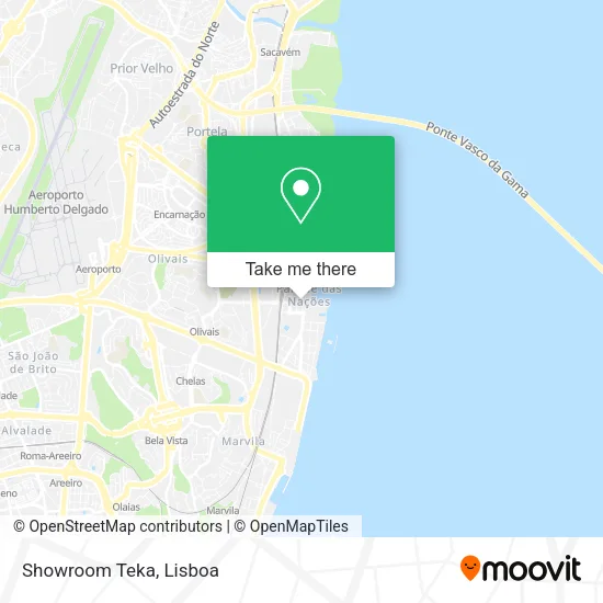 Showroom Teka mapa