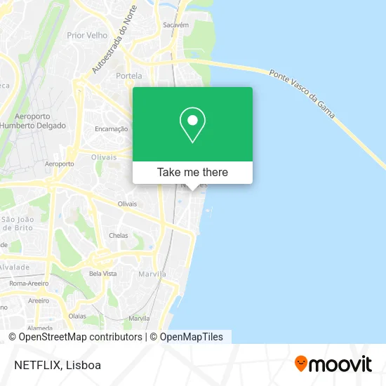 NETFLIX mapa